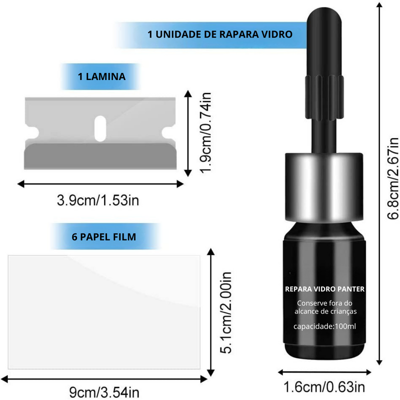ReparaVidro Panter™ – +Brinde Grátis! (Últimas Unidades)🔥